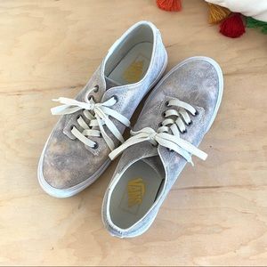 Metallic VANS sneakers size 8